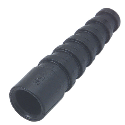 Coaxial Plastic Bend Protector for RG58, Pkg/10 Black