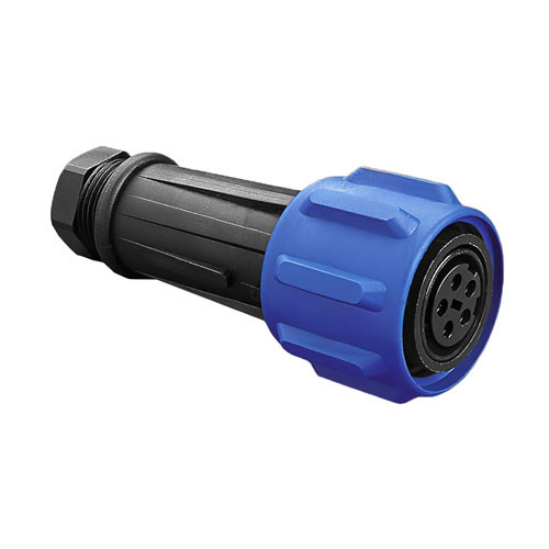 Flex Cable Connector PX0911 Series 2-Contact, Socket, 13mm-15mm Cable, Polyamide, 600 V, (Yellow Gland)