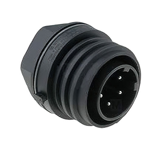 Front Panel Mount Connector PX0931 Series 4-Contact, Plug, Polyamide, 600 V