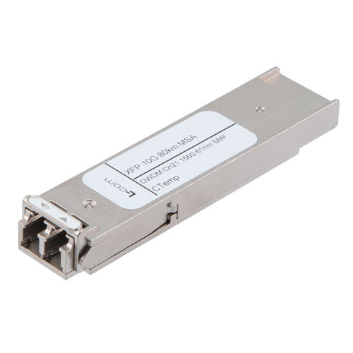 Fiber Optic Transceiver, XFP, DWDM, Channel 33, ZR SMF 80 km, 10G DDM, MSA Compatible