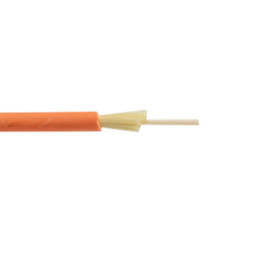 1-Meter Interval OM2 MMF 50/125 Simplex Fiber Cable 3.0mm OD Bend-Insensitive Orange OFNP
