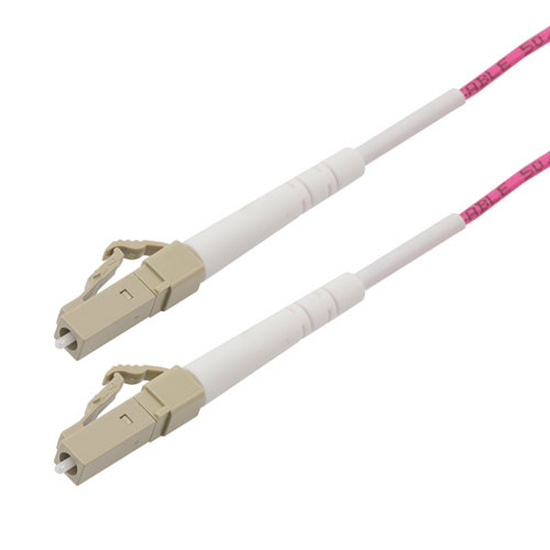 LC/LC 50/125 Multimode 40/100GB Simplex Fiber Patch Cable, OM4, 3 Meter