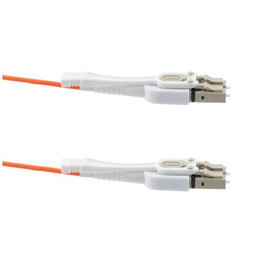 Fiber Optic Uniboot Patch Cable LC/UPC-LC/UPC Uniboot OM2 Multimode Fiber Riser Rated Jacket 3M