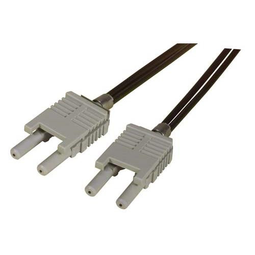 Duplex Latching HFBR Plastic Fiber Optic Cable, 15.0m
