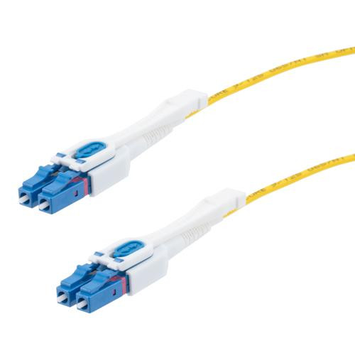Fiber Optic Uniboot Patch Cable LC/UPC-LC/UPC Uniboot OS2 Single Mode Fiber Riser Rated Jacket 5M
