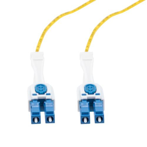 Fiber Optic Uniboot Patch Cable LC/UPC-LC/UPC Uniboot OS2 Single Mode Fiber Plenum Jacket 5M