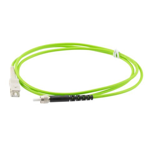 Fiber Optic Patch Cable SMA/PC-SC/PC Simplex 50/125 OM5 Multimode Fiber 3.0mm PVC Jacket 5 meters