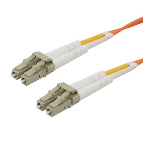 Fiber Optic Patch Cable LC to LC Duplex 62.5/125 multimode OM1 LSZH, 2 meter
