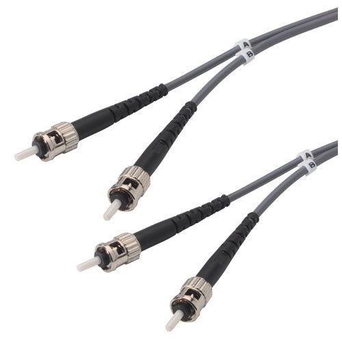 OM1 62.5/125, Multimode Fiber Cable, Dual ST / Dual ST, 50.0m