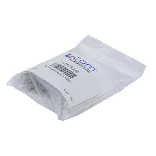 Fusion Splice Protection Sleeve, SS201 rod, Length 40mm, Outer OD 3.6mm, Inner diameter 1.4mm, 100PC/Bag)