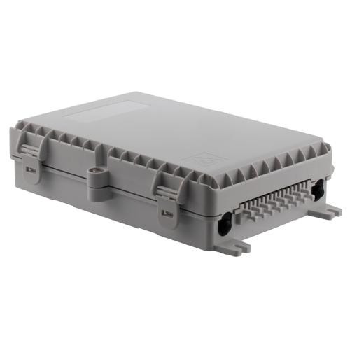 Splitter Distribution Box 16 Ports with 16 SC/UPC SM Simplex Adapter and 1:16 SC/UPC PLC Splitter