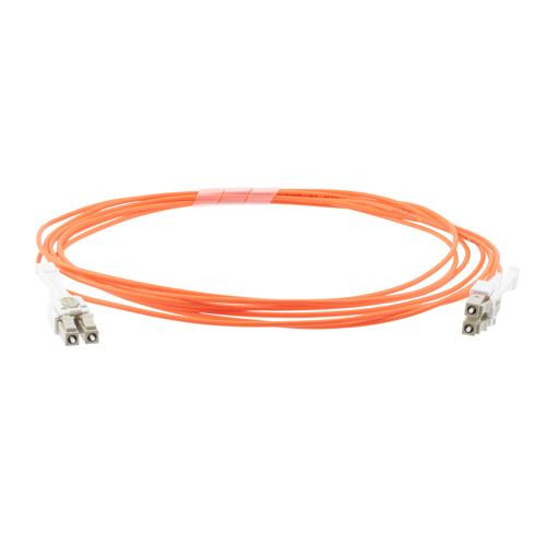 Fiber Optic Uniboot Patch Cable LC/UPC-LC/UPC Uniboot OM2 Multimode Fiber Riser Rated Jacket 10M