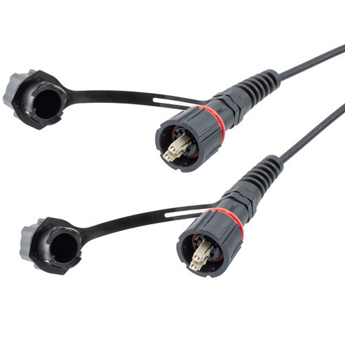 IP68 ODVA Compatible, Duplex LC/UPC to IP68 ODVA Compatible Duplex LC/UPC, OM1, LSZH, 5M