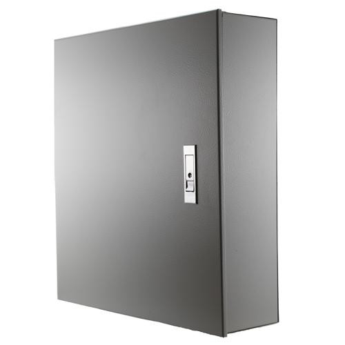 Fiber Enclosure Wall Mount, 48 Ports, Empty with Splice Tray & Adapter Panels