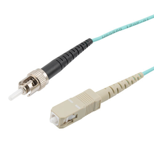SC/ST 10GB Laser Optimized Multimode Simplex Fiber Patch Cable, OM3, 10 Meter