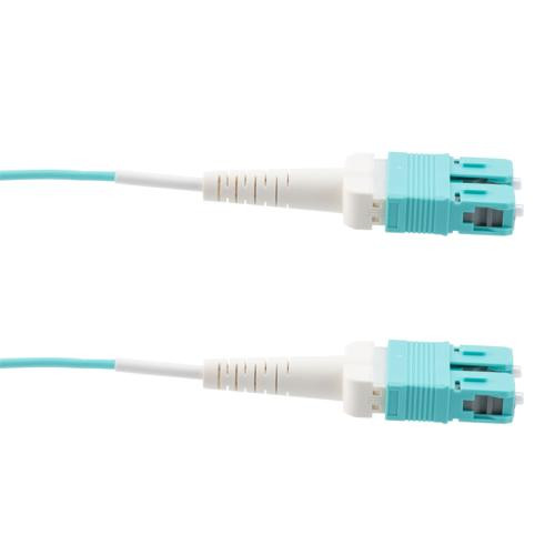 Fiber Optic Uniboot Patch Cable SC/UPC-SC/UPC Uniboot OM3 Multimode Fiber Riser Rated Jacket 1M