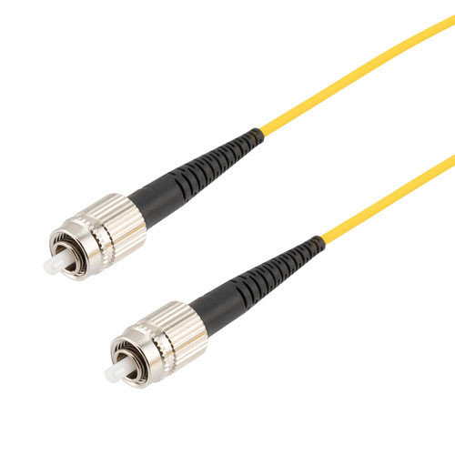 Fiber Optic Patch Cable, FC/PC Narrow Key to FC/PC Simplex PM (Polarized Maintaining), 1550nm, 2.0mm Loose Tube PVC, 1-Meter