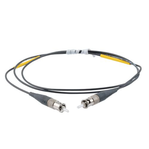 Mil M83522 ST to Mil M83522 ST Simplex, MM OM1, 2.0mm Mil Tactical cable, 1 meter cable assembly