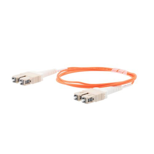 Fiber Optic Uniboot Patch Cable SC/UPC-SC/UPC Uniboot OM2 Multimode Fiber PVC Jacket 5M