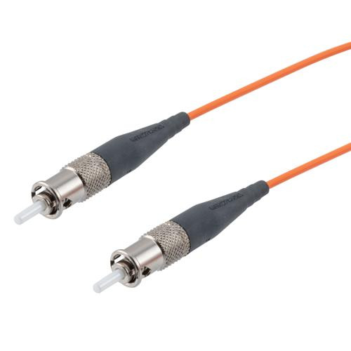 Mil M83522 ST to Mil M83522 ST Simplex, MM OM1, 2.0mm LSZH, 3 meter cable assembly