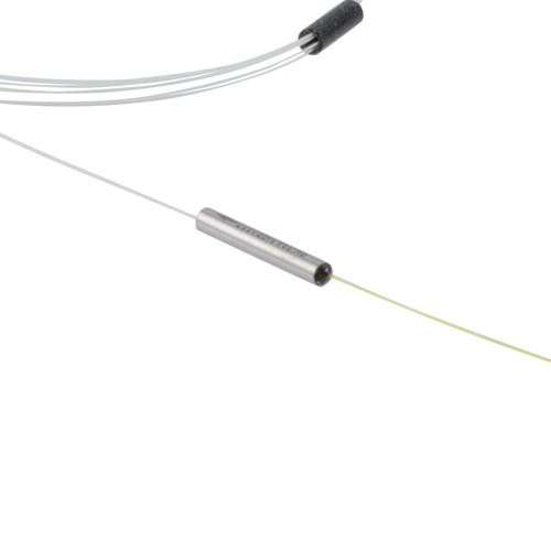 Passive SM Single Stage Compact Isolator, Grade P, 1550nm, 1 meter 250um bare fiber, FC/APC, narrow key