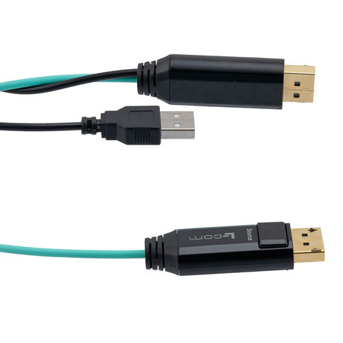 8K DisplayPort 1.4 AOC over OM3 Pure Fiber, 20 Meters