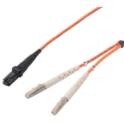 OM2 50/125, Multimode Fiber Cable, MT-RJ / Dual LC, 4.0m