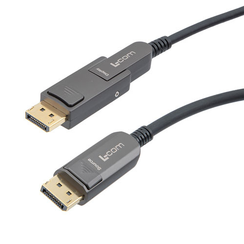 DisplayPort 1.4 to Mini DisplayPort Active Optical Cable, 8K, 60 Meters