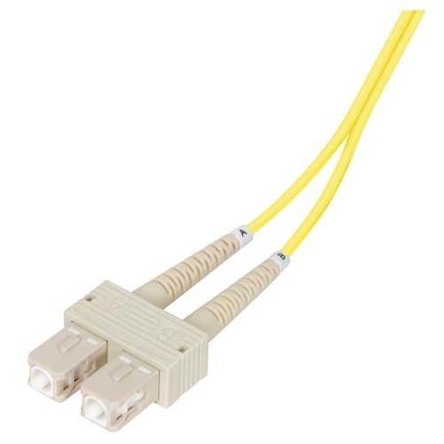 OM1 62.5/125, Multimode Fiber Cable, Dual SC / Dual SC, Yellow 15.0m