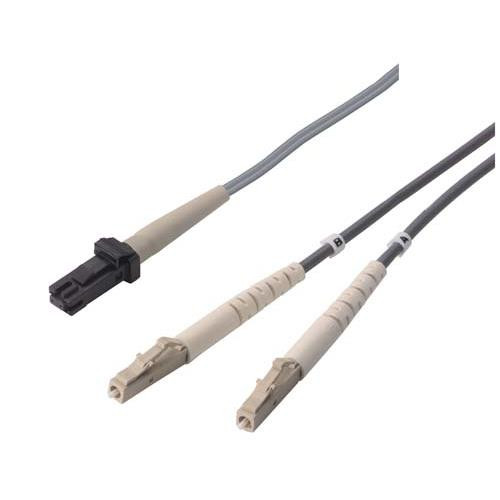 OM1 62.5/125, Multimode Low Smoke Zero Halogen, Fiber Cable MTRJ / Dual LC, 2.0m