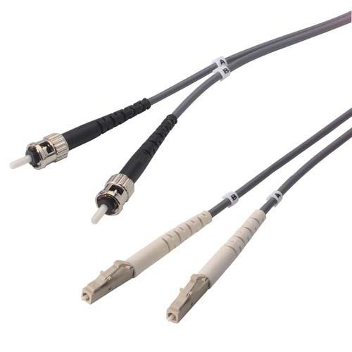 OM1 62.5/125, Multimode Fiber Cable, Dual ST / Dual LC, 5.0m