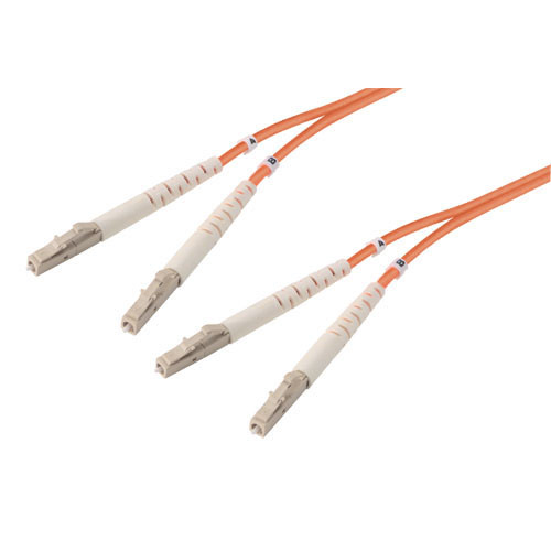 OM2 50/125, Multimode Plenum Fiber Cable Dual LC / Dual LC, 3.0m