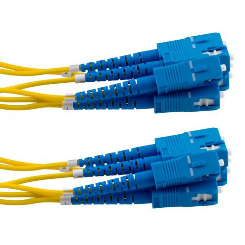 6 Strand SC/UPC-SC/UPC Single Mode OS2 Distribution Cable, 5.0mm PVC Jacket, 2.0mm breakout at 0.5M - 5 meters