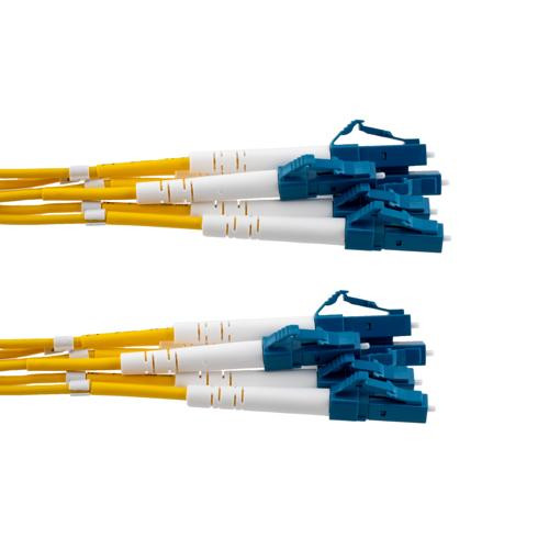 6 Strand LC/UPC-LC/UPC Single Mode OS2 Distribution Cable, 5.0mm PVC Jacket, 2.0mm breakout at 0.5M - 5 meters