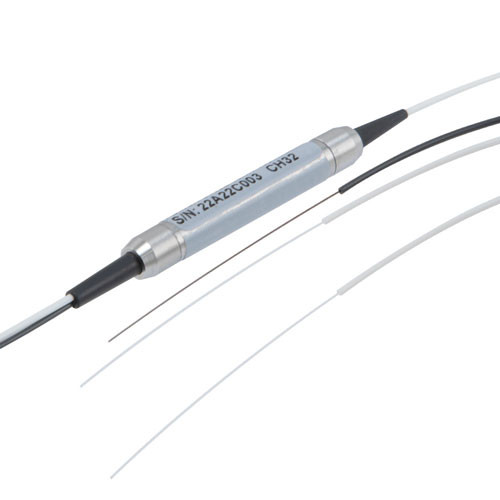 Passive DWDM, Field Unit (34mmx5.5mm barrel) OADM, 1 Channel 100 GHz, ITU Ch32, 1.0m 900um buffer fiber leads