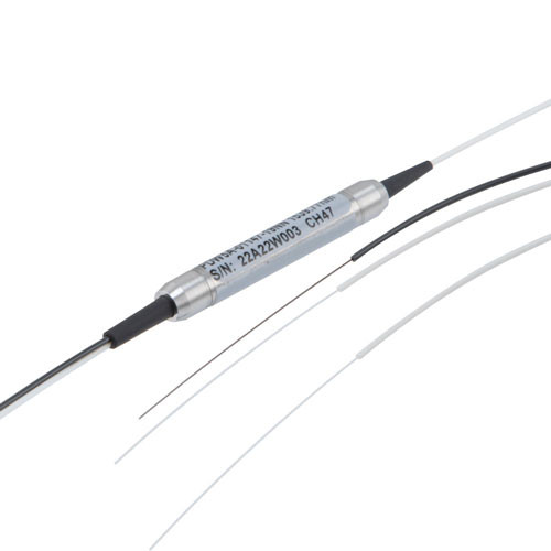 Passive DWDM, Field Unit (34mmx5.5mm barrel) OADM, 1 Channel 100 GHz, ITU Ch47, 1.0m 900um buffer fiber leads