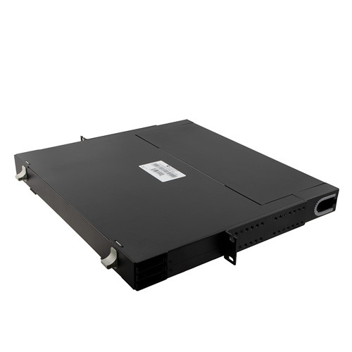 MPO male w/ pins Hi-Density rack mount chassis with 96 LC Multimode fiber OM3