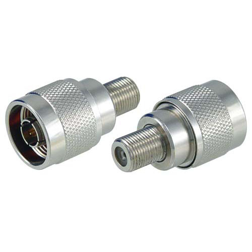 Coaxial Adapter, N-Male / F-Female