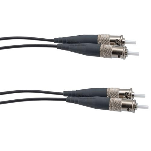 Mil M83522 ST 2x to Mil M83522 ST 2x, MM OM3, 2.0mm Mil Tactical zipcord, 15 meter cable assembly