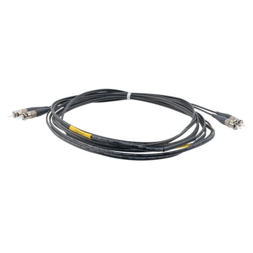 Mil M83522 ST 2x to Mil M83522 ST 2x, MM OM3, 2.0mm Mil Tactical zipcord, 15 meter cable assembly