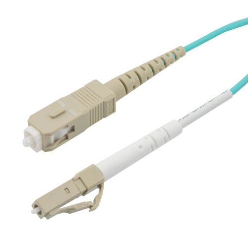 LC/SC 10GB Laser Optimized Multimode Simplex Fiber Patch Cable, OM3, 1 Meter