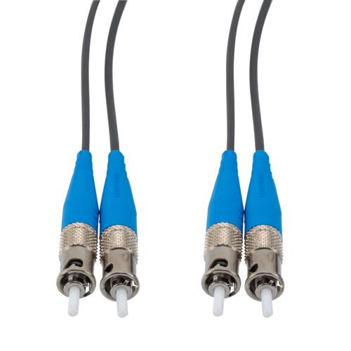 Mil M83522 ST 2x to Mil M83522 ST 2x, SM OS2, 2.0mm Mil Tactical zipcord, 15 meter cable assembly