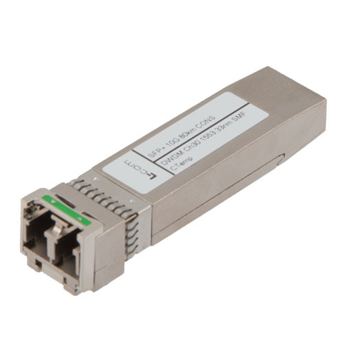 Fiber Optic Transceiver, SFP+, DWDM, Channel 24, ZR SMF 80KM, 10G DDM, Cisco ONS Compatible