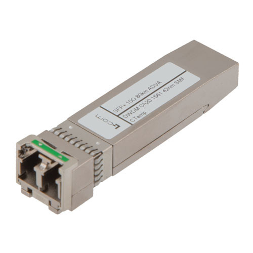 Fiber Optic Transceiver, SFP+, DWDM, Channel 29, ZR SMF 80KM, 10G DDM, Adva Compatible