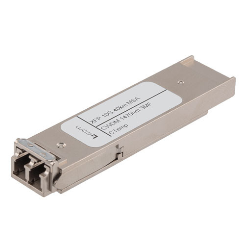 Fiber Optic Transceiver, XFP, CWDM 1490nm, ER SMF 40KM, 10G DDM, MSA Compatible
