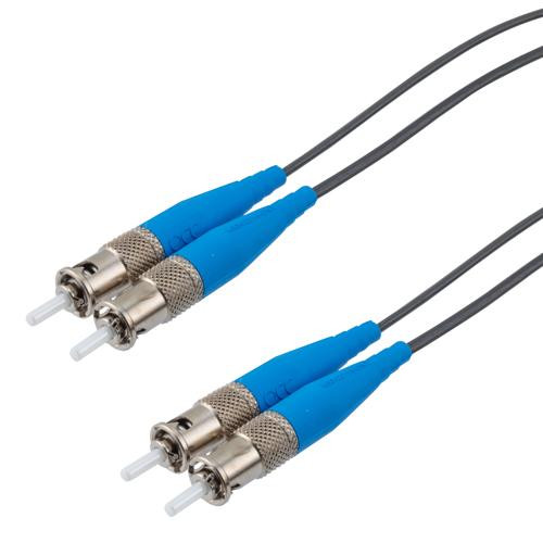 Mil M83522 ST 2x to Mil M83522 ST 2x, SM OS2, 2.0mm Mil Tactical zipcord, 20 meter cable assembly