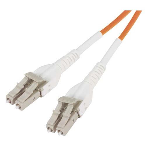 OM2 50/125, Multimode Uniboot Fiber Cable, Dual LC / Dual LC, 3.0m