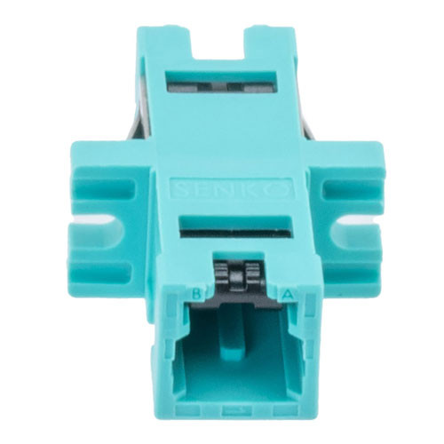 CS Single Channel (2F) Adapter, with Flange, Aqua