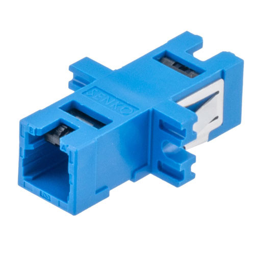 CS Single Channel (2F) Adapter, with Flange, Blue