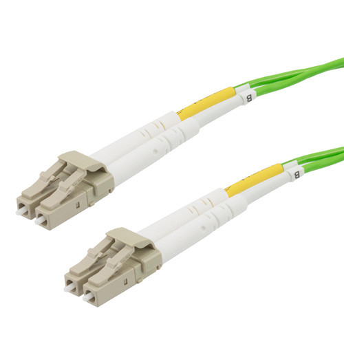 Fiber Optic Patch Cable LC to LC Duplex 50/125 multimode OM5 OFNP, 7 meter